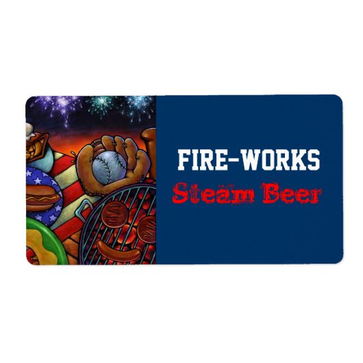 Homebrouwende voorraad bierbrouwerende labels aanp (Voorkant)