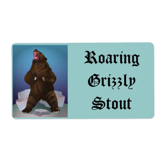 Homebrouwende voorraad bierbrouwerende labels aanp (Voorkant)