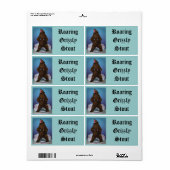 Homebrouwende voorraad bierbrouwerende labels aanp (Full Sheet)