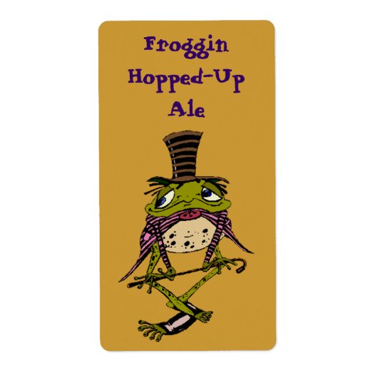 Homebrouwende voorraad bierbrouwerende labels aanp (Voorkant)