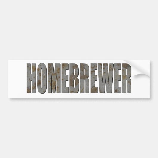 Homebrouwerij Bumpersticker (Voorkant)