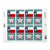 Homebrouwfleslabels voor bierbrouwerijen Texas Sta Etiket (Full Sheet)