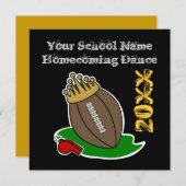 Homecoming Dance-uitnodigingen Kaart (Voorkant / Achterkant)