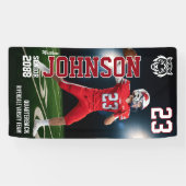 Homecoming Football Senior Class Sports Photo Spandoek (Horizontaal)