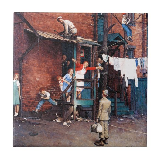 Homecoming G.I. Tegeltje (Voorkant)