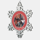 Homecoming G.I. Tin Sneeuwvlok Ornament (Rechts)
