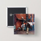 Homecoming G.I. Vierkante Button 5,1 Cm (Voorkant /achterkant)