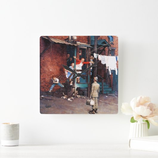 Homecoming G.I. Vierkante Klok (Huis)