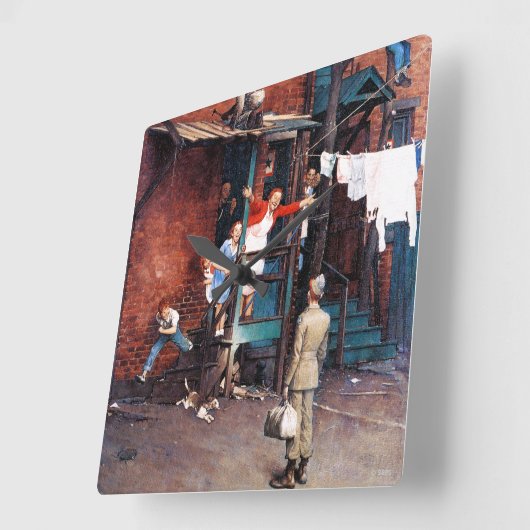 Homecoming G.I. Vierkante Klok (Hoek)