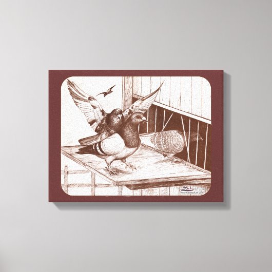 Homecoming Homers Canvas Afdruk (Voorkant)