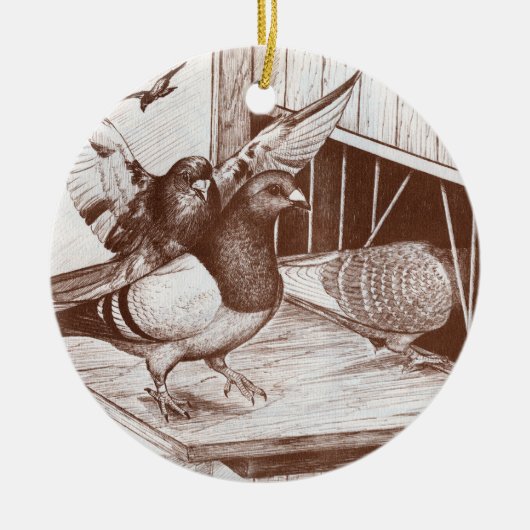 Homecoming Homers Keramisch Ornament (Voorkant)