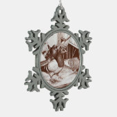 Homecoming Homers Tin Sneeuwvlok Ornament (Links)