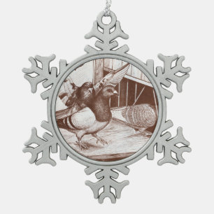 Homecoming Homers Tin Sneeuwvlok Ornament