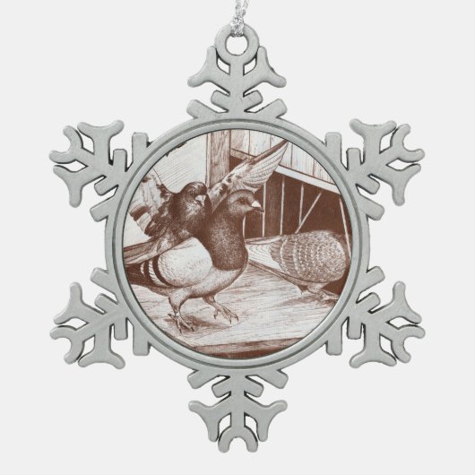 Homecoming Homers Tin Sneeuwvlok Ornament (Voorkant)