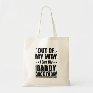 HomeComing-implementatie Papa Welkom terug thuis v Tote Bag