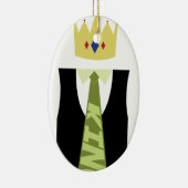 Homecoming King Tie Keramisch Ornament (Rechts)