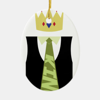 Homecoming King Tie Keramisch Ornament