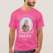 Homecoming Koningin Roze HOCO Foto T-shirt (Voorkant)