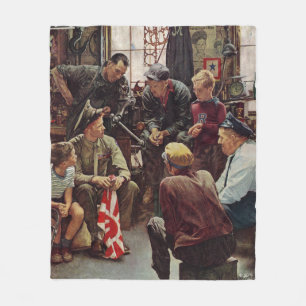 Homecoming Marine Fleece Deken