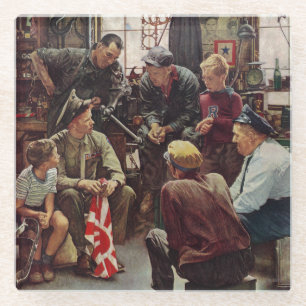 Homecoming Marine Glazen Onderzetter