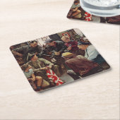 Homecoming Marine Kartonnen Onderzetters (Schuin)