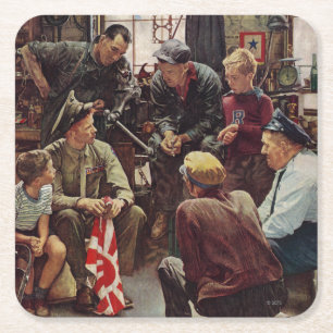 Homecoming Marine Kartonnen Onderzetters