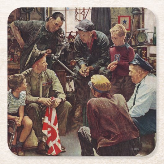 Homecoming Marine Kartonnen Onderzetters (Voorkant)