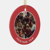 Homecoming Marine Keramisch Ornament (Rechts)