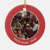 Homecoming Marine Keramisch Ornament (Voorkant)