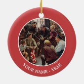 Homecoming Marine Keramisch Ornament (Achterkant)