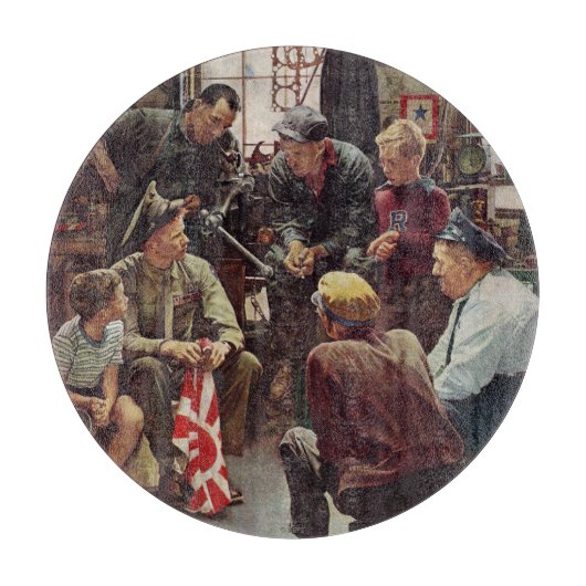 Homecoming Marine Snijplank (Voorkant)