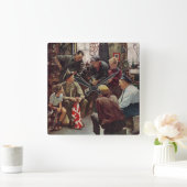 Homecoming Marine Vierkante Klok (Huis)