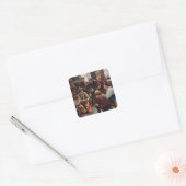 Homecoming Marine Vierkante Sticker (Envelop)