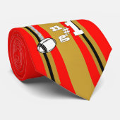 Homecoming Mum Necktie Red Stropdas (Opgerold)