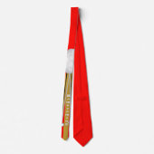 Homecoming Mum Necktie Red Stropdas (Achterkant)