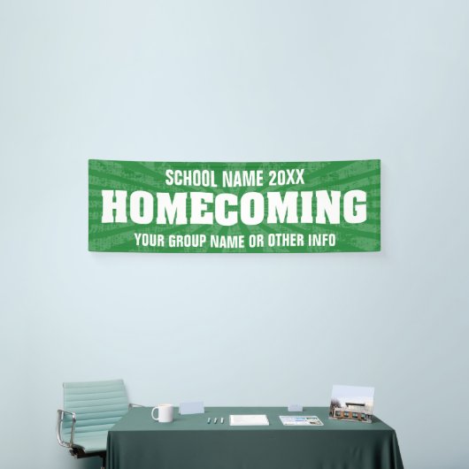 Homecoming Parade elke kleur met sterburst Spandoek (Beurs)