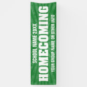 Homecoming Parade elke kleur met sterburst Spandoek (Verticaal)