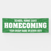 Homecoming Parade elke kleur met sterburst Spandoek (Horizontaal)