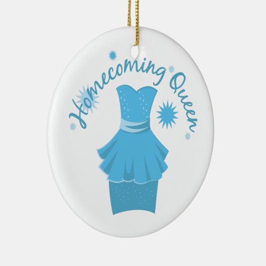 Homecoming Queen Keramisch Ornament (Rechts)