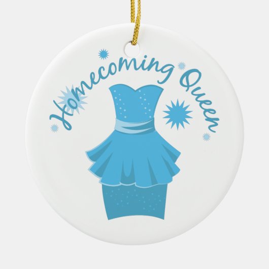 Homecoming Queen Keramisch Ornament (Voorkant)