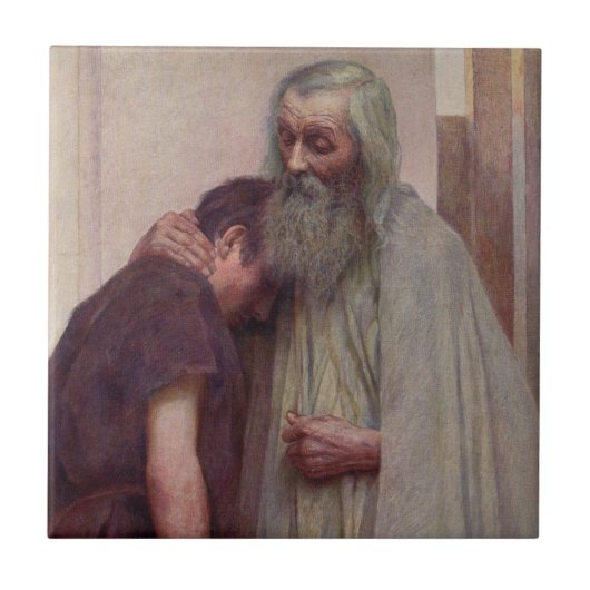 Homecoming (Vader en Zoon) Tegeltje (Voorkant)