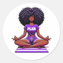 Homegirl Mediteren Ronde Sticker