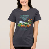 Homegrown Garden Business Adverteren Tri-Blend Shirt (Voorkant)