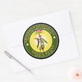 Homegrown Green Beans Canning Label Sjabloon (Envelop)