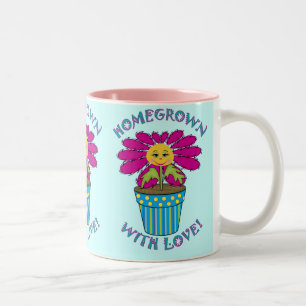 Homegrown met Love Tweekleurige Koffiemok