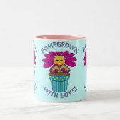 Homegrown met Love Tweekleurige Koffiemok (Center)