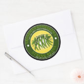 Homegrown String Bean Canning Label Sjabloon (Envelop)