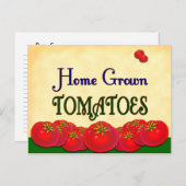 Homegrown Tomato Custom Recipe Kaart (Voorkant / Achterkant)