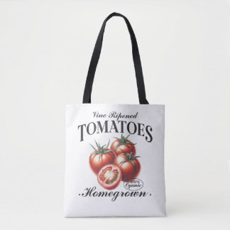 Homegrown Tomatoes  Tomatoes Fruits Design Tote Bag