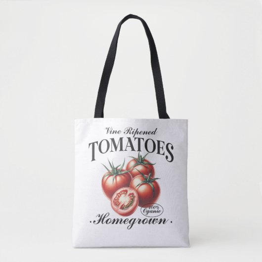 Homegrown Tomatoes  Tomatoes Fruits Design Tote Bag (Voorkant)